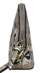 KATE SPADE MEDIUM DOME COSMETIC CAMERON BREEZY FLORAL LEATHER